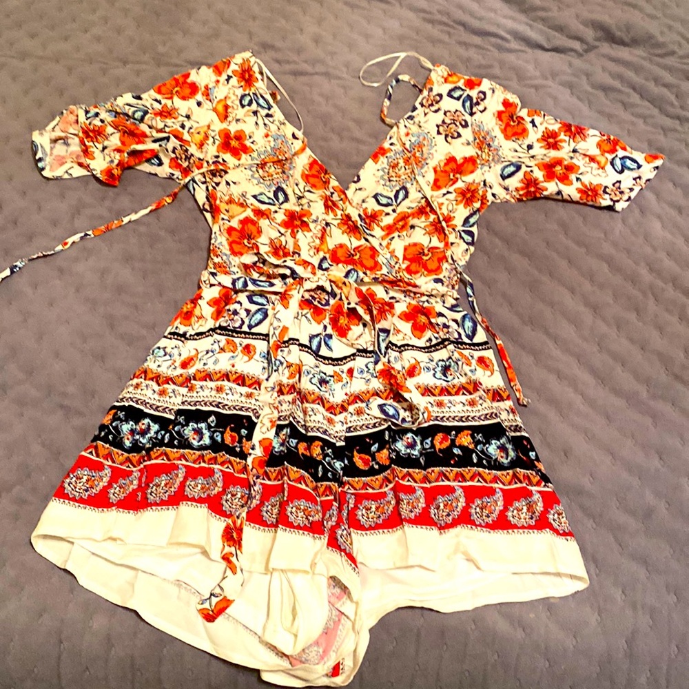 Boho patterned romper